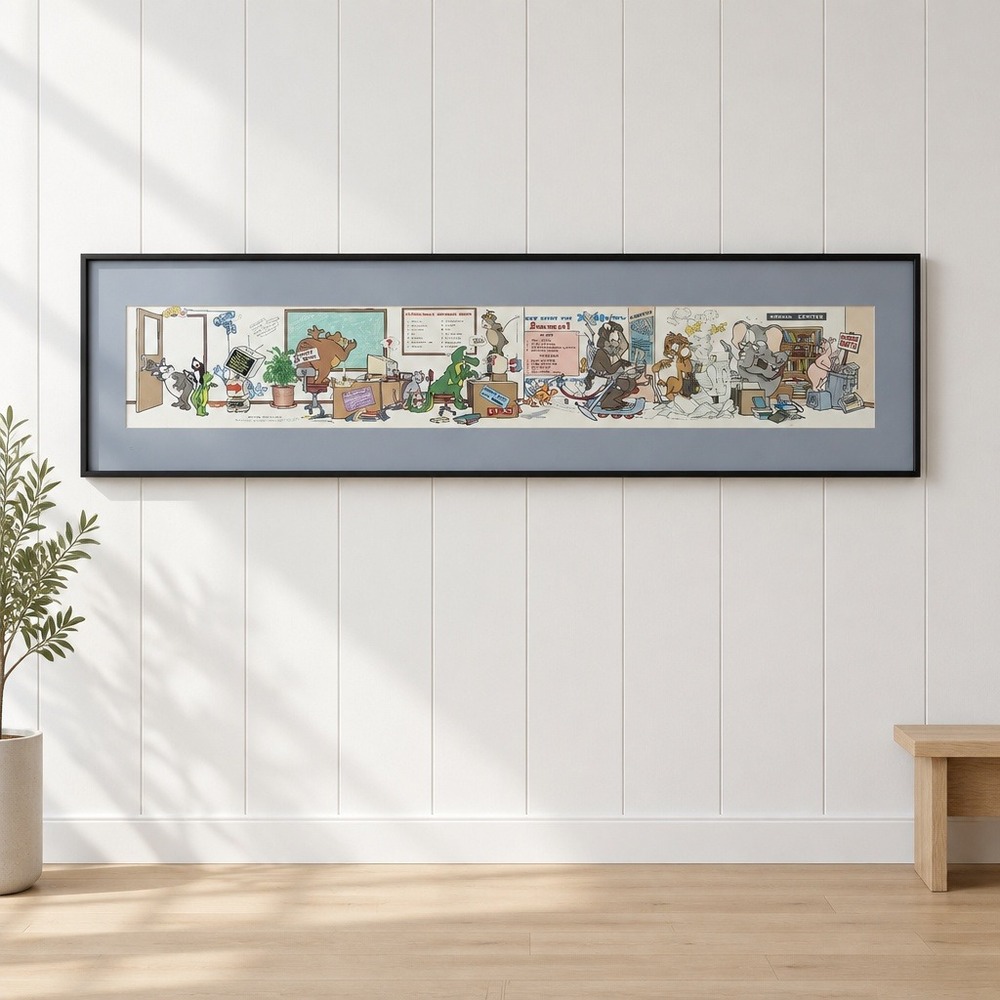 Robert Marbles "The Computer Room" Signed Limited Edition 803/950
